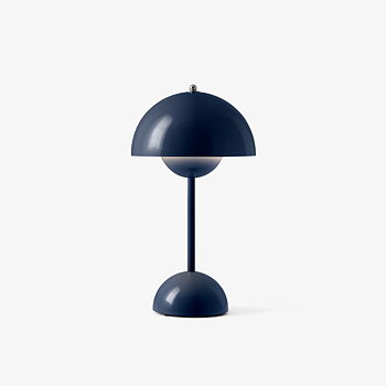  Flowerpot Portabel Bordslampa VP9 - Steel Blue