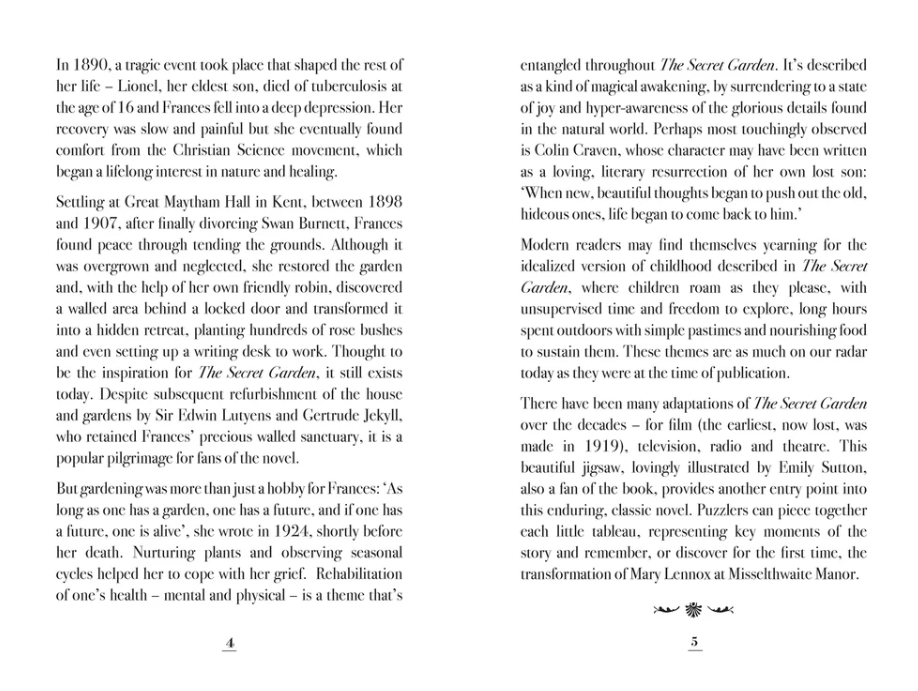 The Opening Lines : The Secret Garden - Pussel 500 bitar - 6