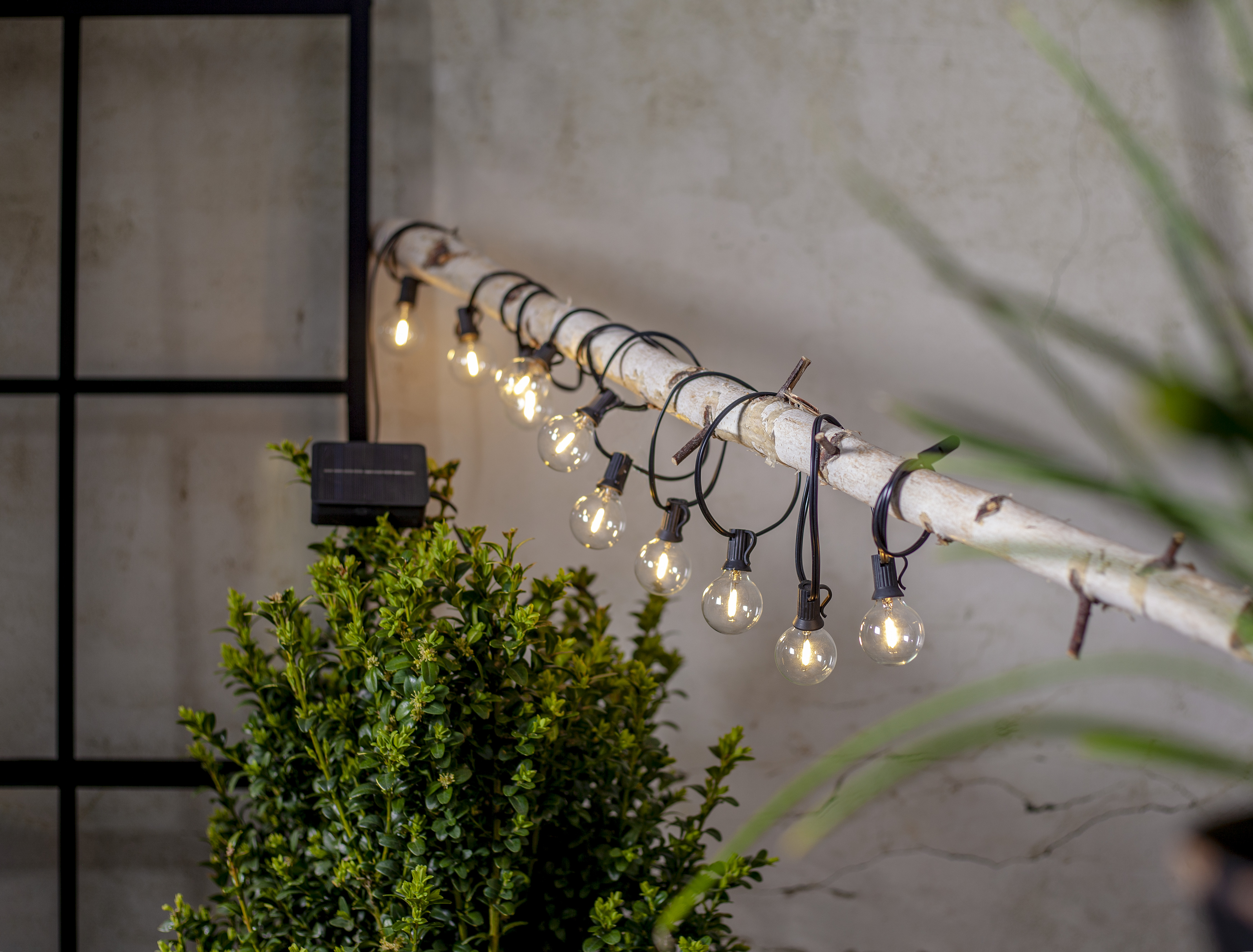 Solar light string - Solar lighting - Solar string - Mini - 200 cm