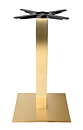 Bordsstativ Flat Kvadrat, borstat guld