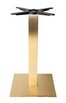 Bordsstativ Flat Kvadrat, borstat guld