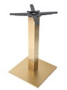 Bordsstativ Flat Kvadrat, borstat guld
