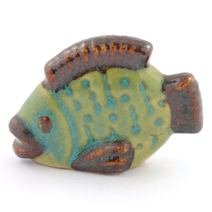 ウィリー・フィッシャー  グリーンの魚  7cm  1960年代