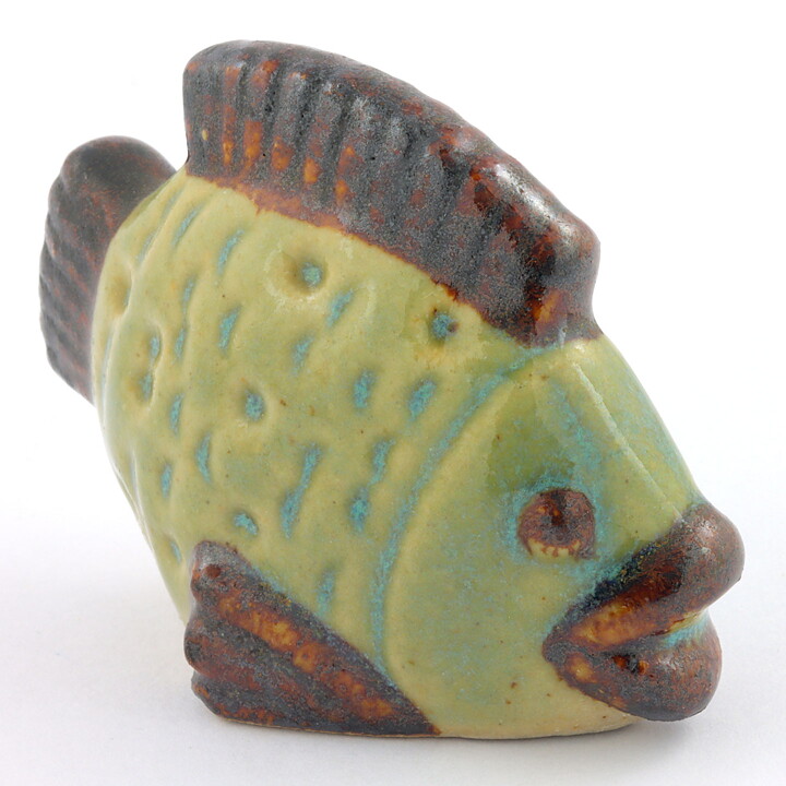 ウィリー・フィッシャー  グリーンの魚  7cm  1960年代