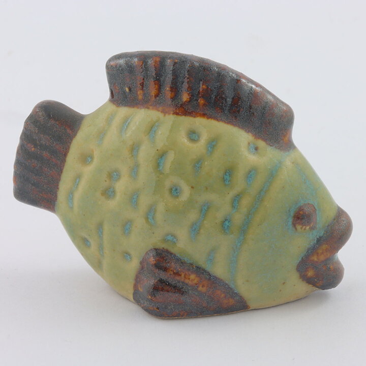ウィリー・フィッシャー  グリーンの魚  7cm  1960年代