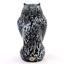 Black/White/Clear Owl from Reijmyre 14 cm (1960s) 
