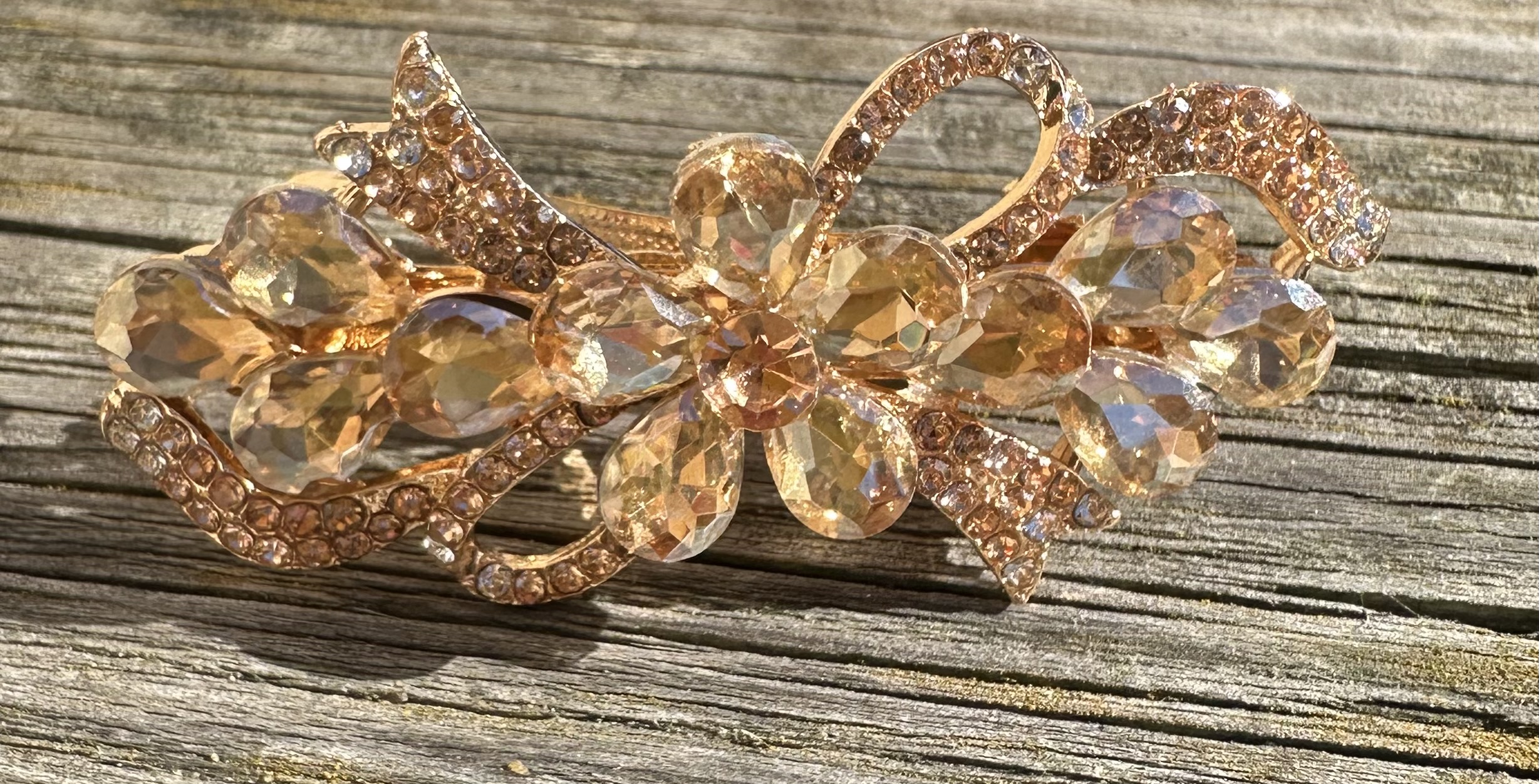 Mindre klämman i strass, champagne