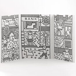 Stig Lindberg (1961) Children’s Coloring Book for Bank