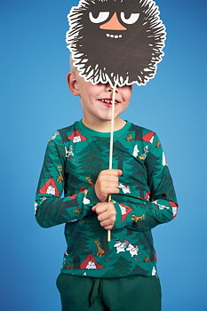 Tröja Mumin Tältliv - Grön