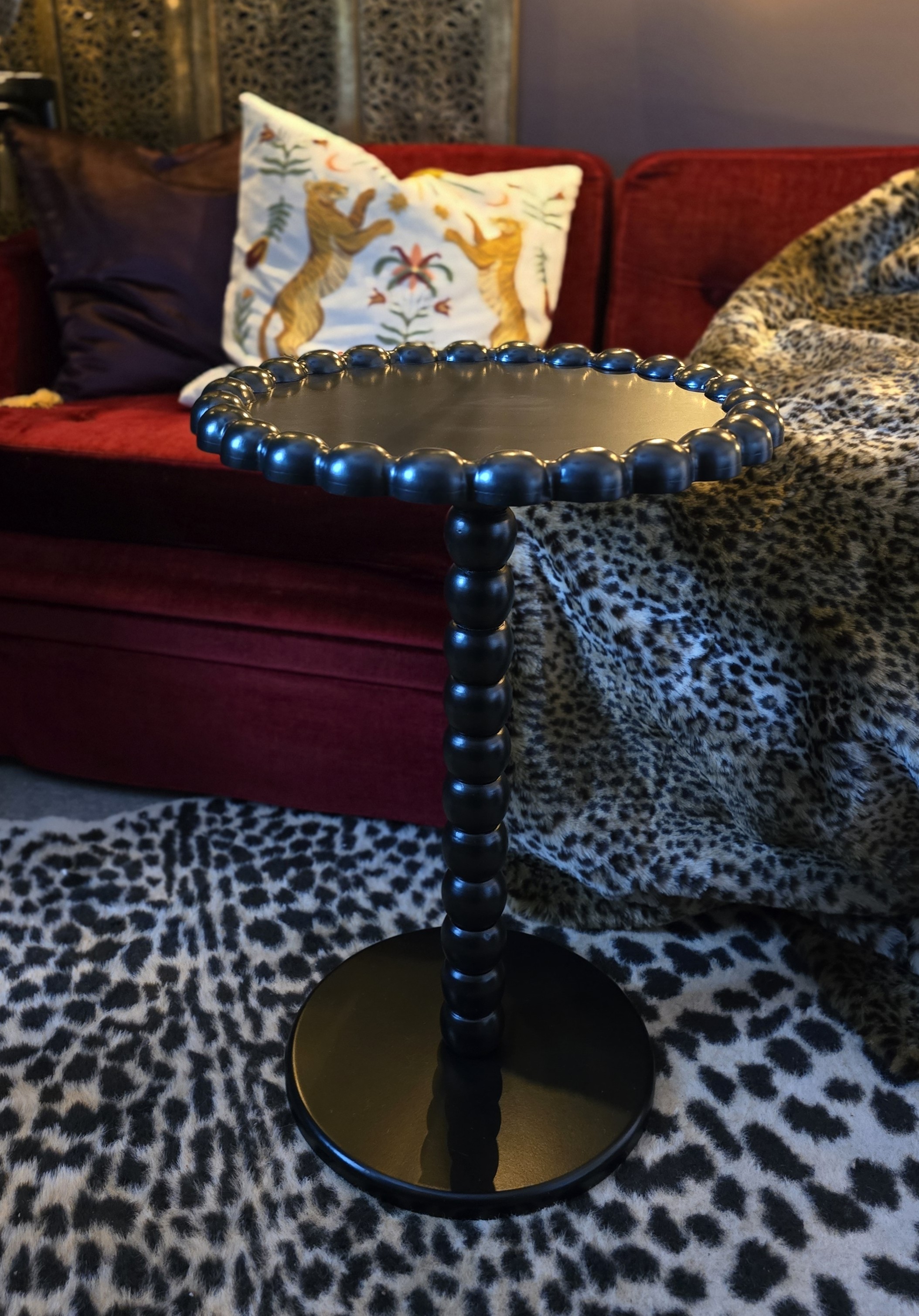 Sidobord / Piedestal  - Black Pearl - 4