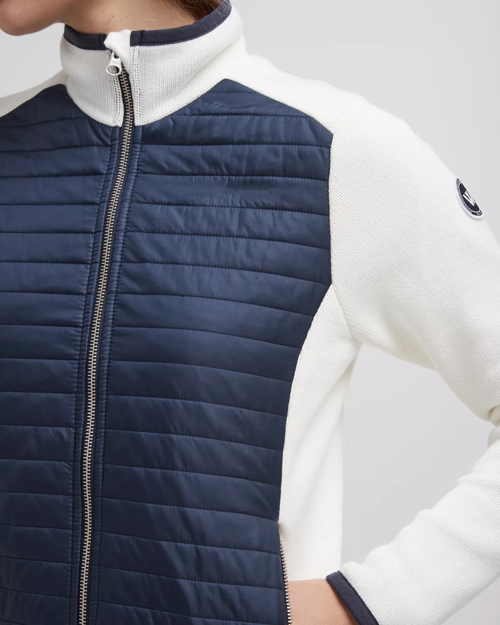 Mimmi Fullzip WP - Offwhite/Navy - Holebrook - 3