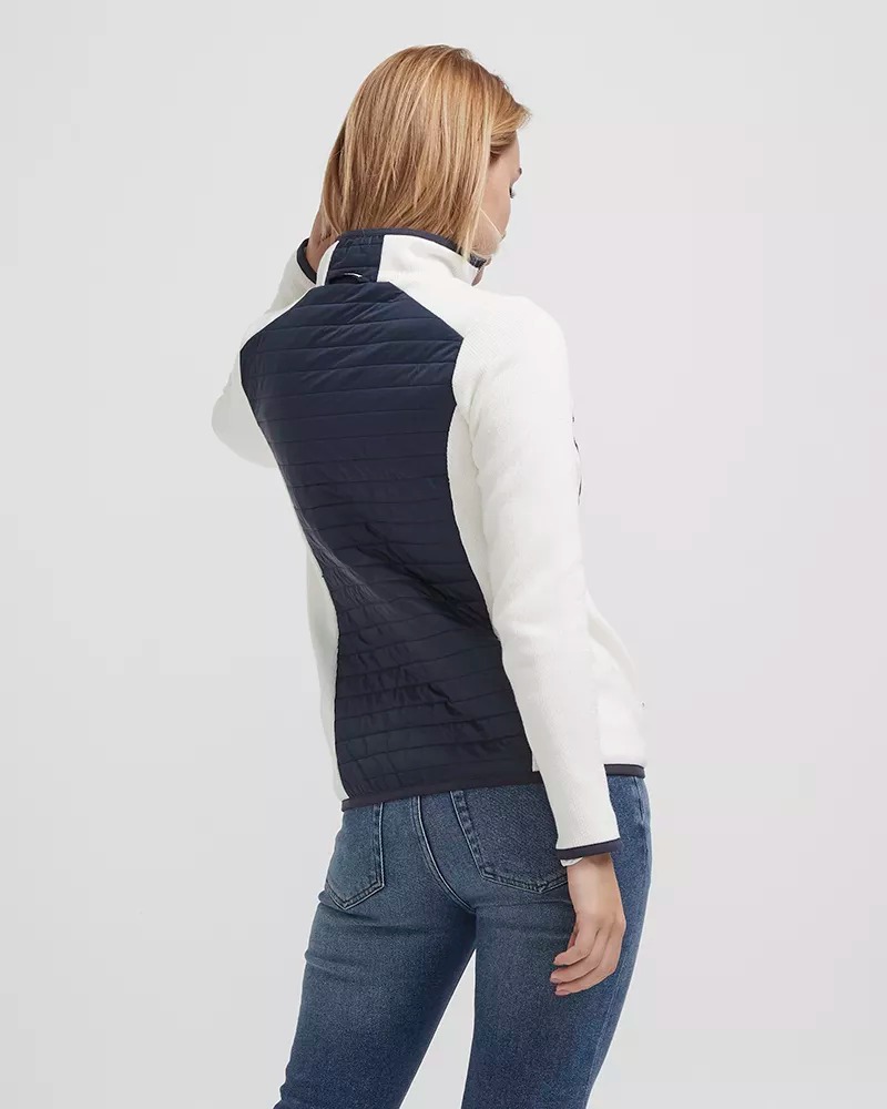 Mimmi Fullzip WP - Offwhite/Navy - Holebrook