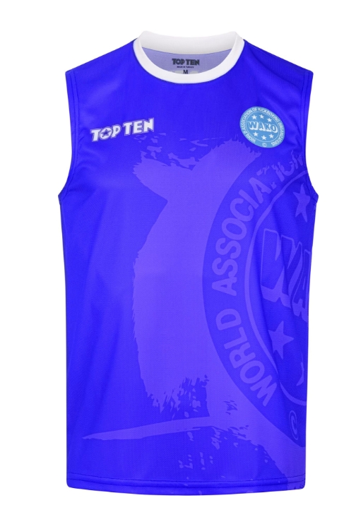 Topten Sleeveless T-Shirt WAKO Kick Light Blue