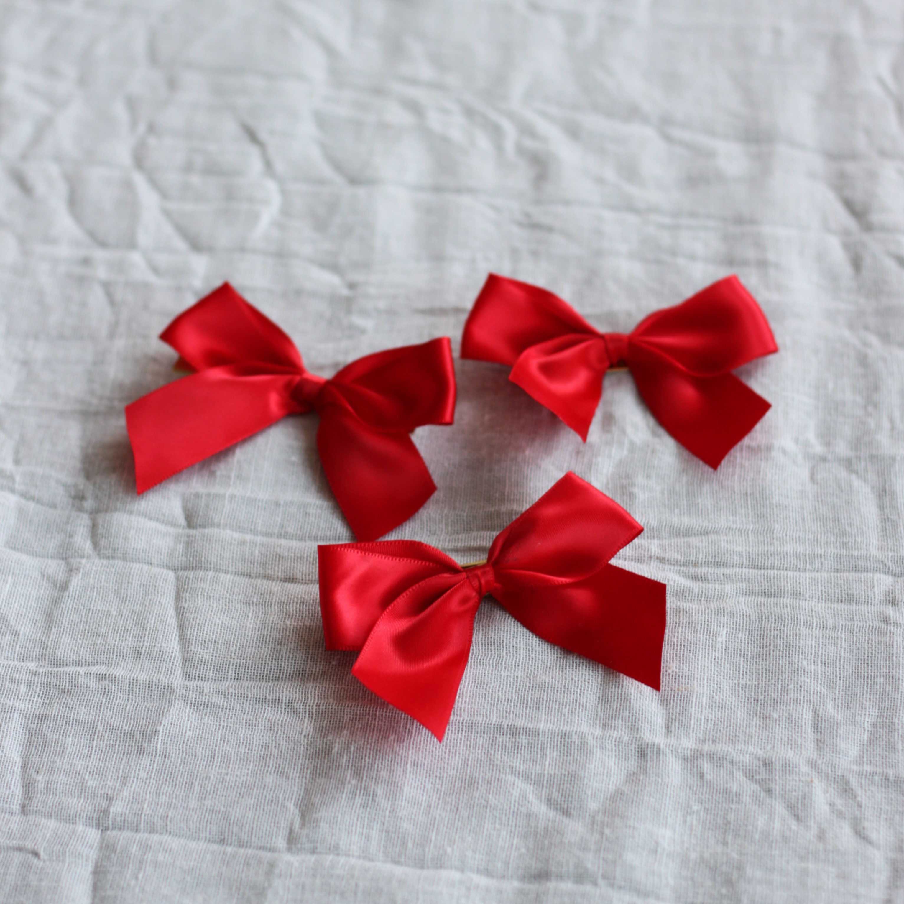 Rosett röd satin