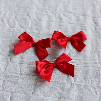 Rosett röd satin