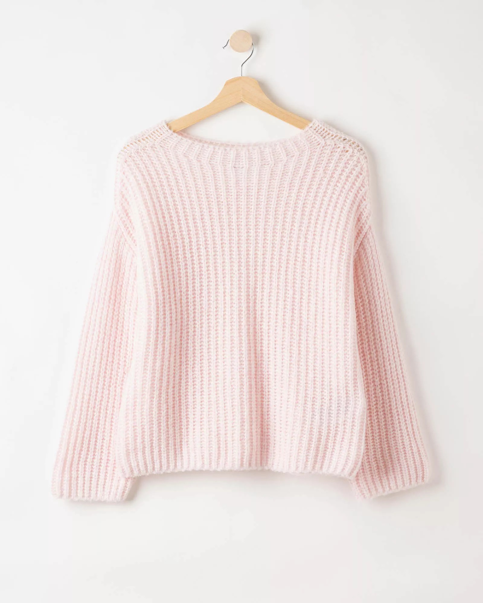Cajsa Sweater - Pale Pink - Holebrook - 4