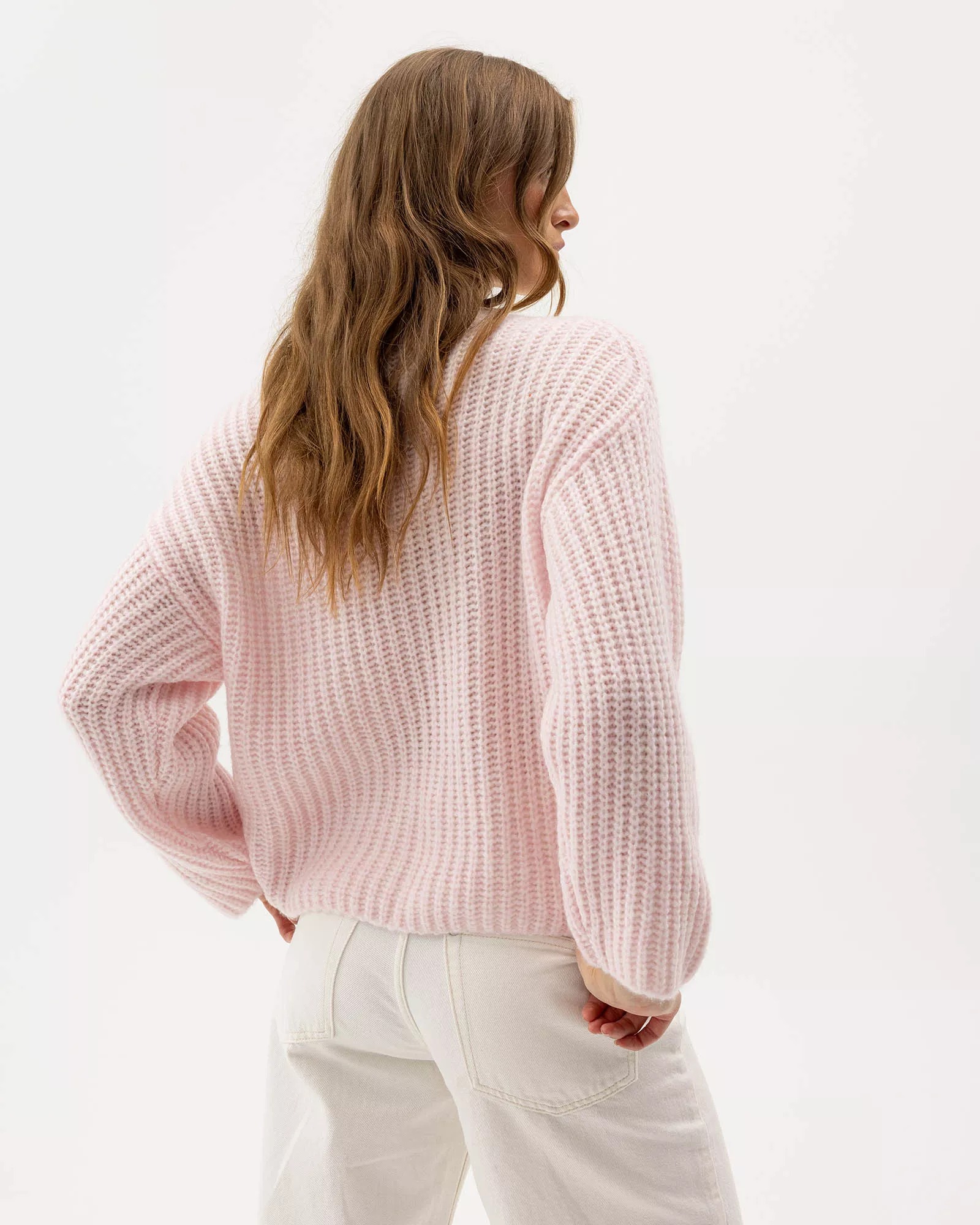 Cajsa Sweater - Pale Pink - Holebrook