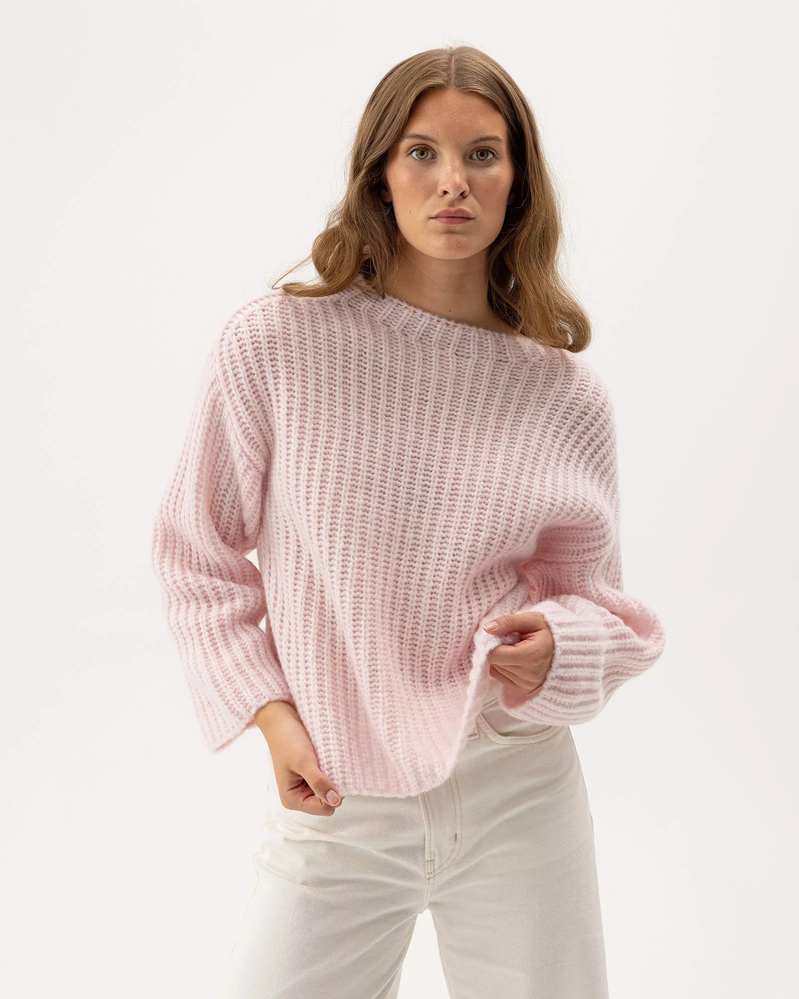 Cajsa Sweater - Pale Pink - Holebrook