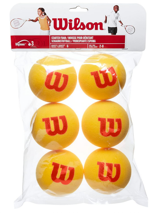 Wilson Starter Tour Foam Tennisball 6 Pack