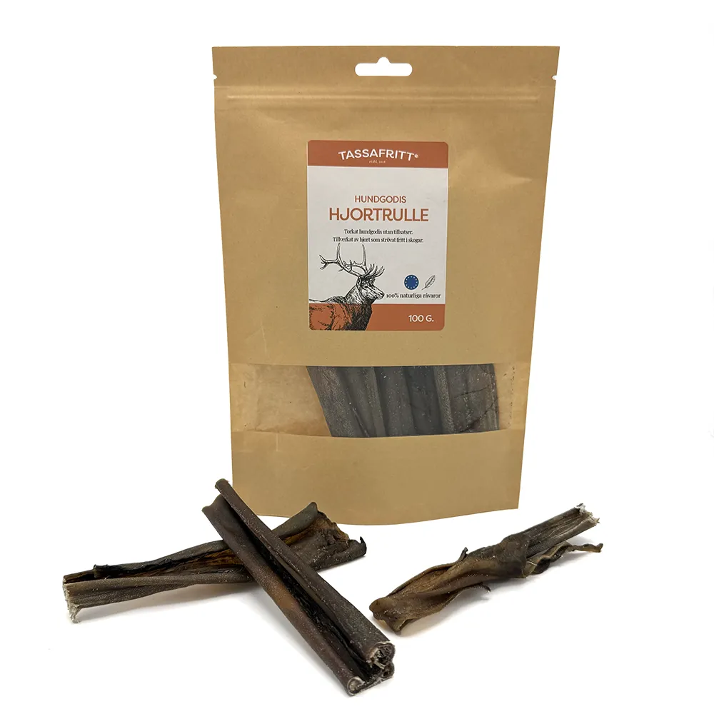 Chewing roll deer roll for dog dog bone TassaFritt