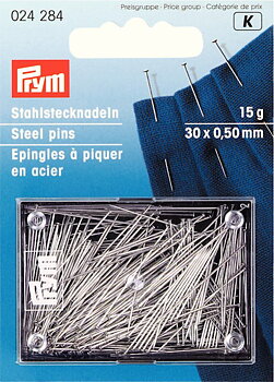 Knappnålar Superfine 30 x 0,50 mm Prym