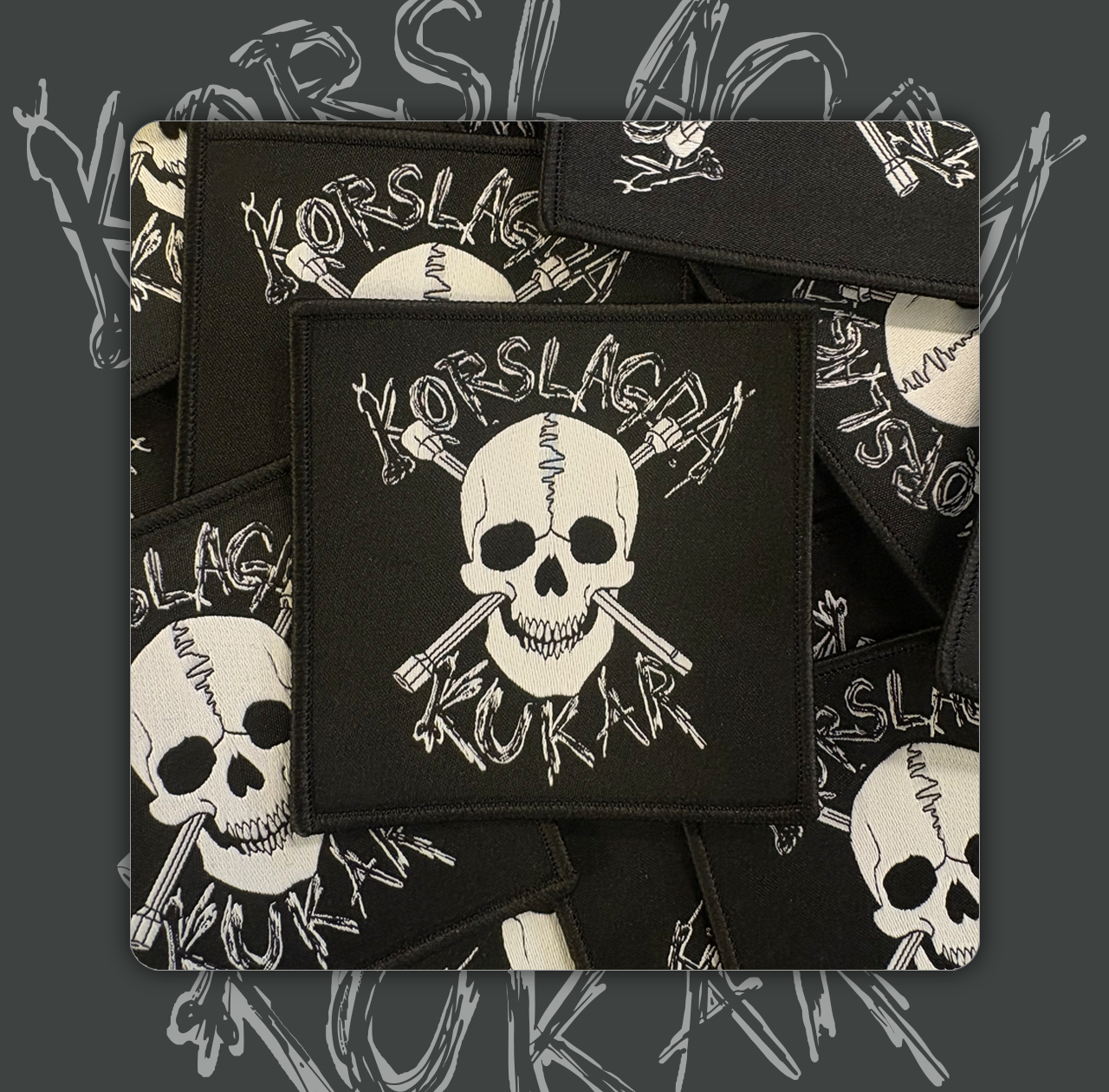 KORLAGDA KUKAR -  Logo Patch 8x8 cm