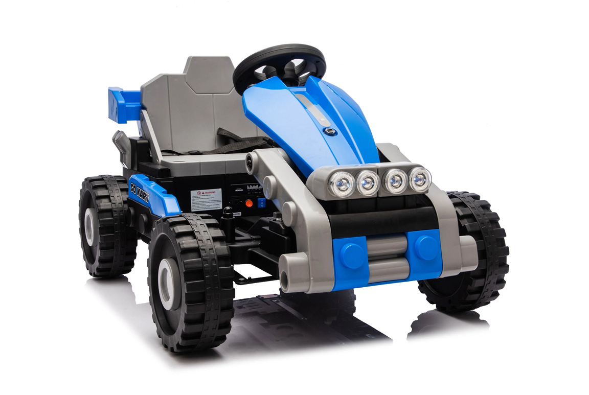 Transformers Ventura 2-i-1 Jeep & Gokart för barn Blå - 4