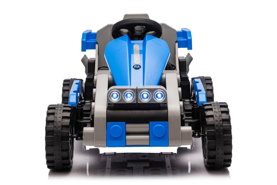 Transformers Ventura 2-i-1 Jeep & Gokart för barn Blå - 5