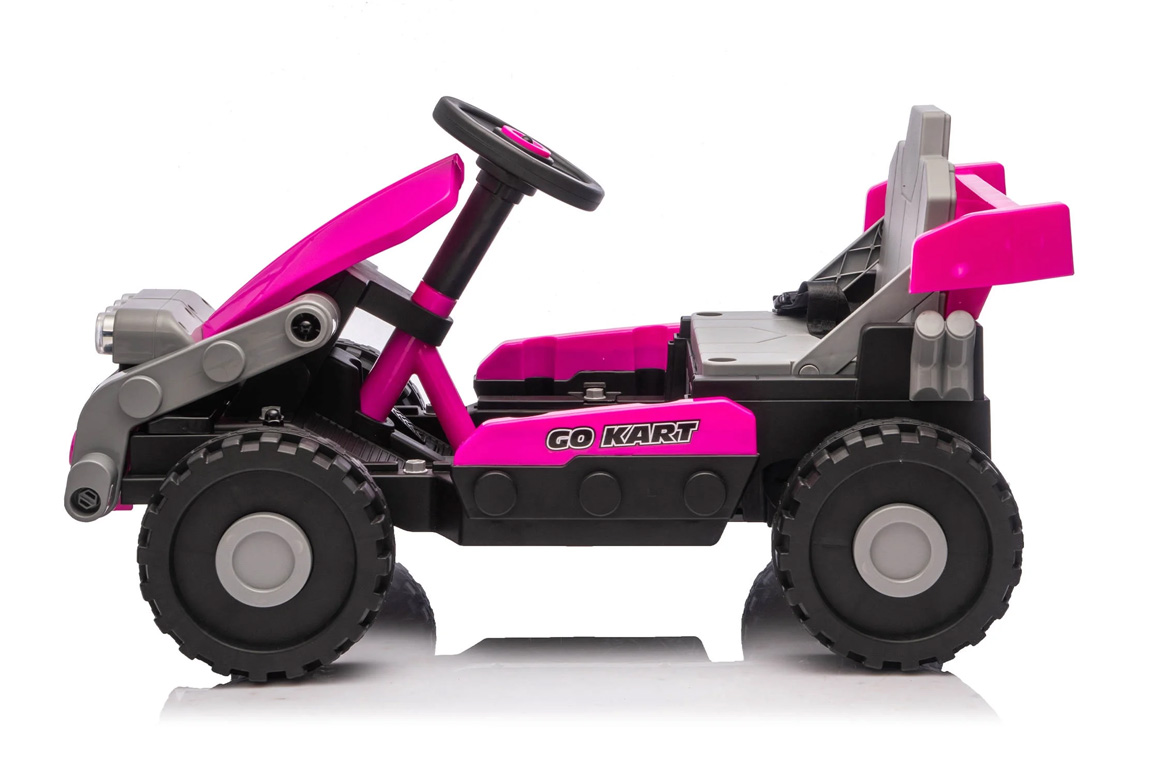 Transformers Ventura 2-i-1 Jeep & Gokart för barn Rosa - 4