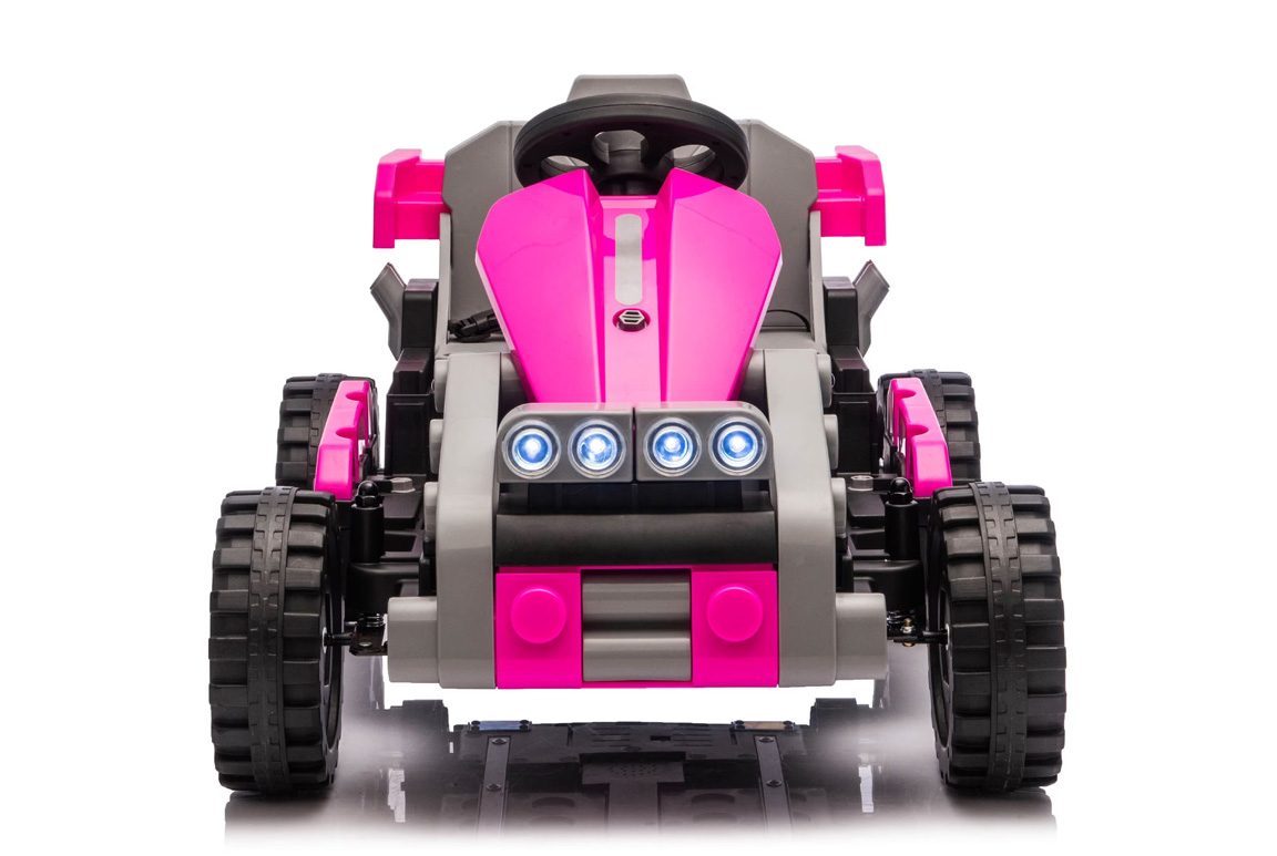 Transformers Ventura 2-i-1 Jeep & Gokart för barn Rosa - 6