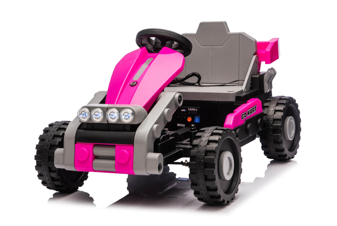 Transformers Ventura 2-i-1 Jeep & Gokart för barn Rosa - 5