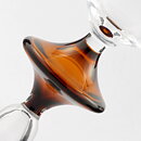 Mona Morales-Schildt (1960s) Brown/Clear Modern Candleholder 17 cm (1)