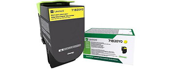 Lexmark 2,300, Colour Laser, yellow