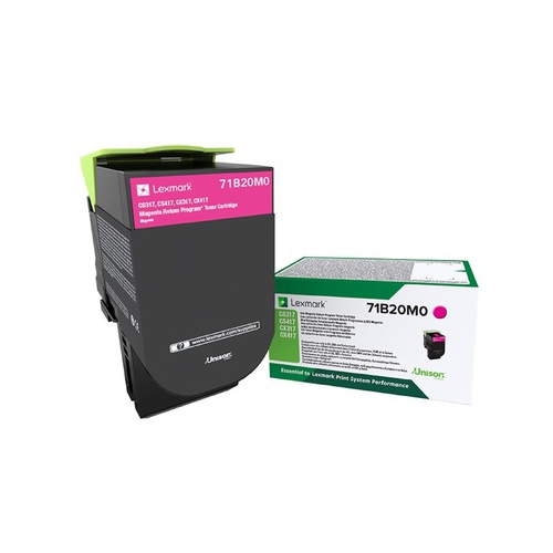 Lexmark 2,300, Colour Laser, magenta