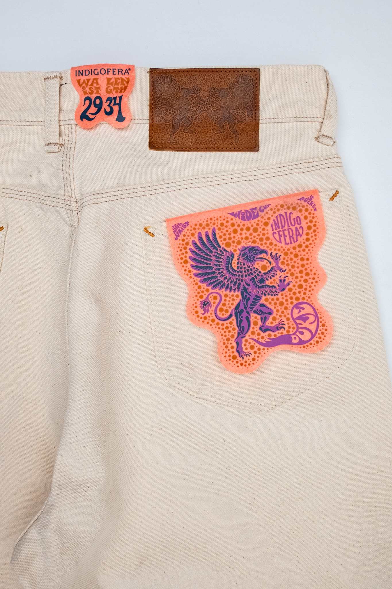 Indigofera - Duke Smithson Canvas Ecru Rinsed 13oz - 9