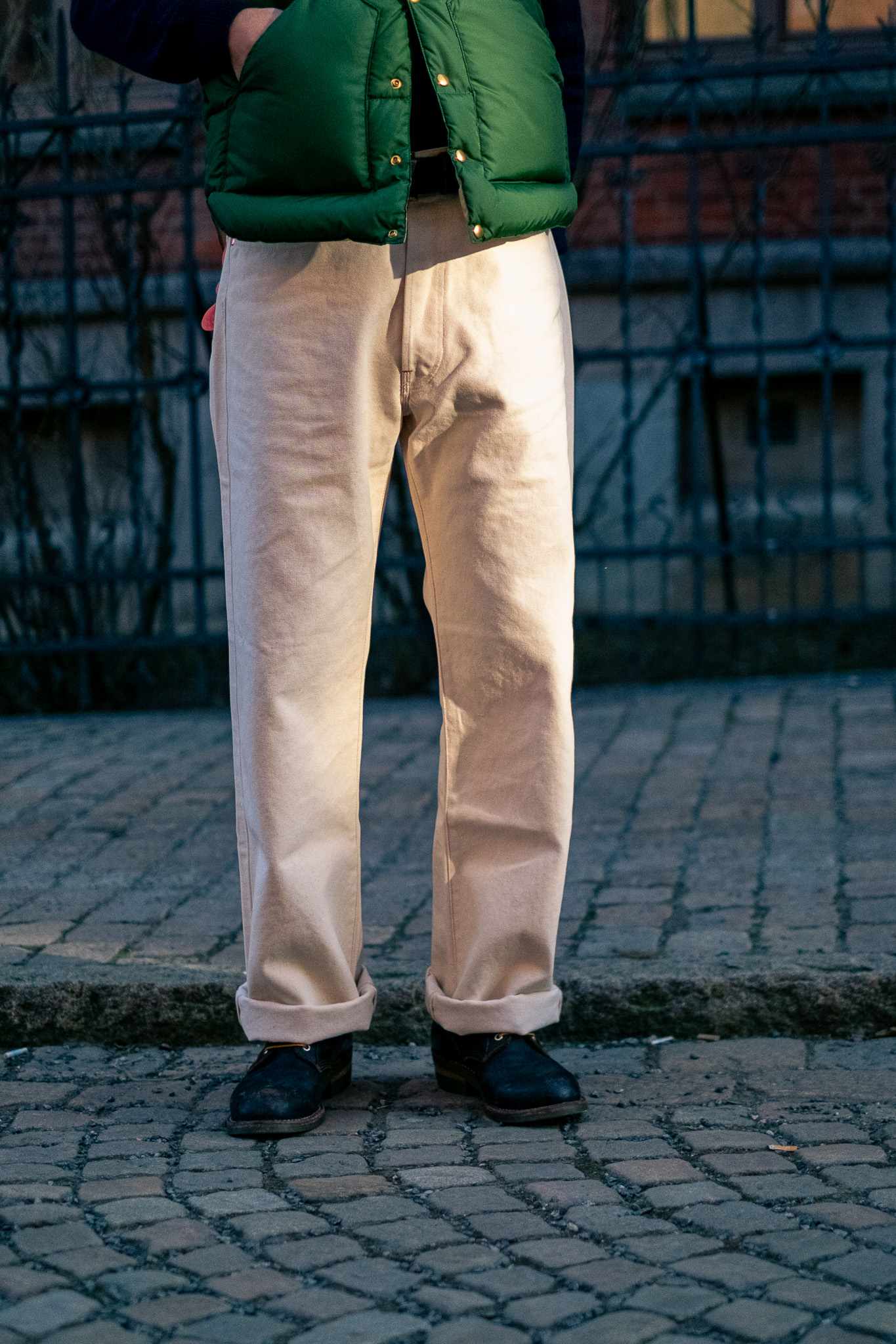 Indigofera - Duke Smithson Canvas Ecru Rinsed 13oz - 10