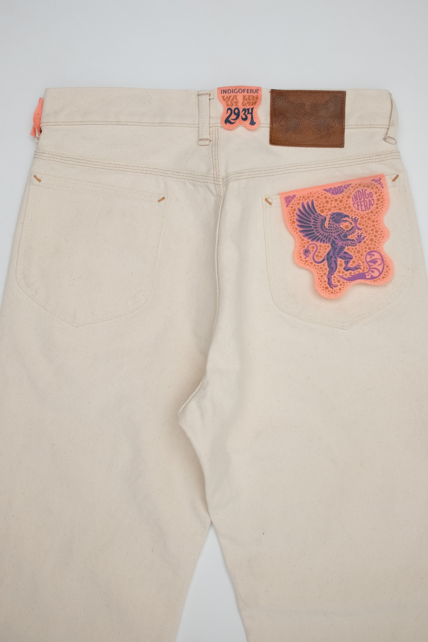 Indigofera - Duke Smithson Canvas Ecru Rinsed 13oz - 8