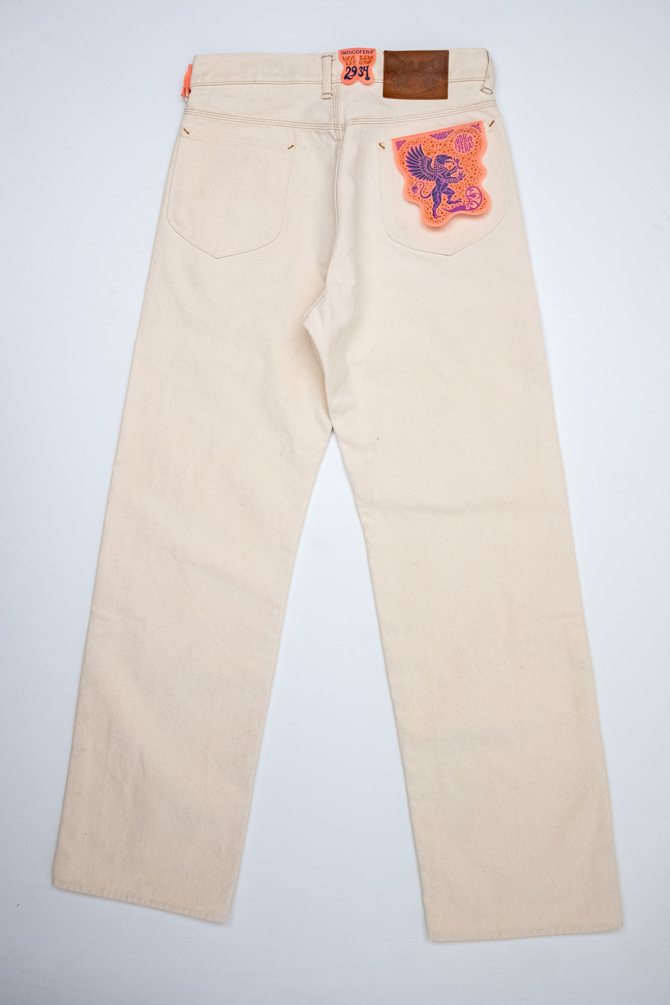Indigofera - Duke Smithson Canvas Ecru Rinsed 13oz - 7