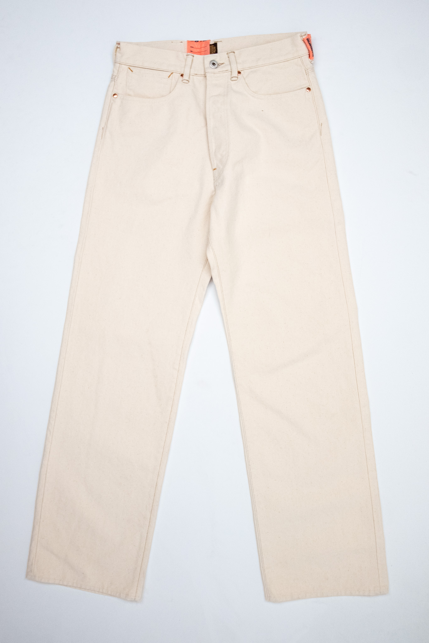 Indigofera - Duke Smithson Canvas Ecru Rinsed 13oz - 2