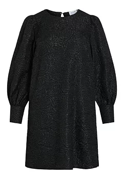 Vila Taliama O-Neck L/S Dress Black Beauty