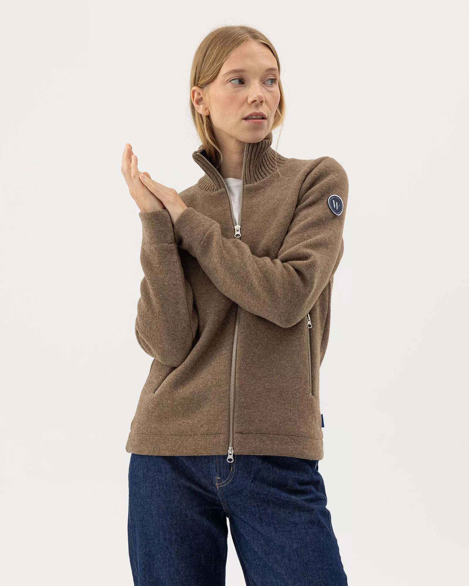 Claire Fullzip WP - Walnut - Holebrook