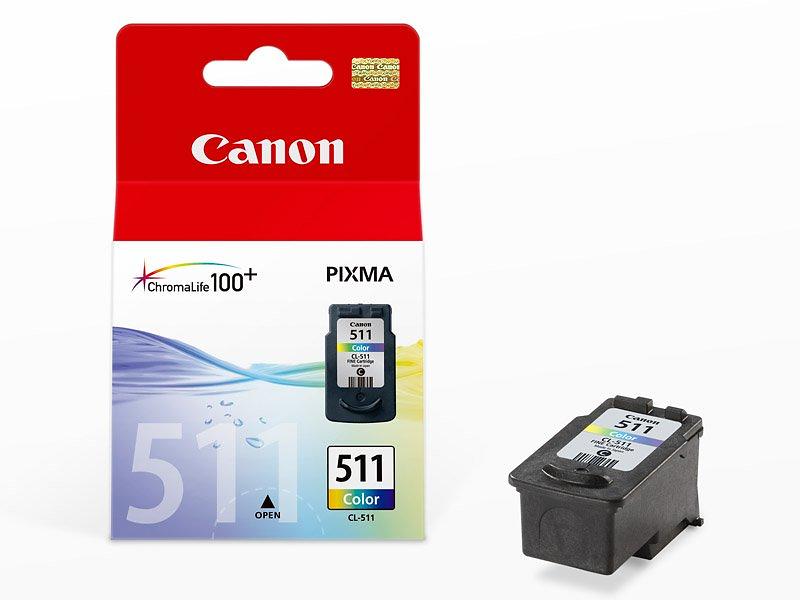 Canon CL 511 Farve (cyan, magenta, gul) 244 sider Blæk 2972B001