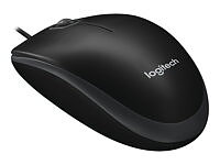 Logitech B100 Optical USB Mouse Black