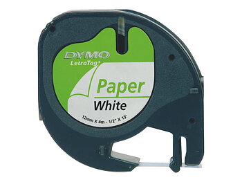 DYMO LetraTAG Tape (1,2 cm x 4 m) 1kassette(r) S0721510