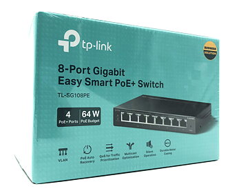 TP-Link TL-SG108PE PoE Switch 8P