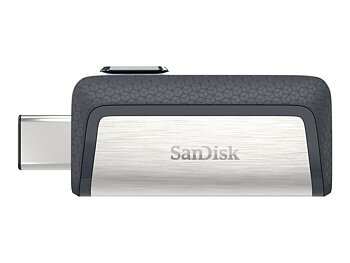 SanDisk Ultra Dual 128GB USB 3.1 / USB-C USB stick Grå