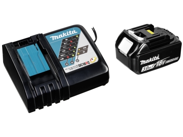 Makita Batteriladdare + Batteri BL1830B + DC18RC