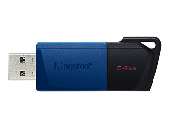 Kingston DataTraveler Exodia M 64GB USB 3.2 Gen 1 USB stick Svart Blå