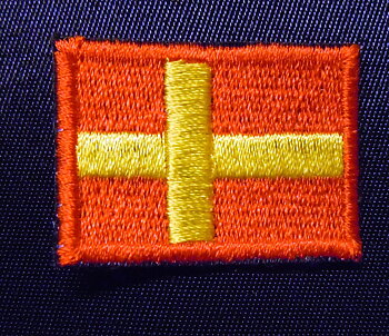 Broderad Flagga Skåne liten