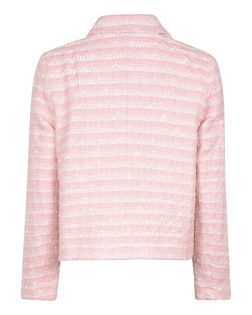 Jacka Jandi N cropped rutig rosa - 3